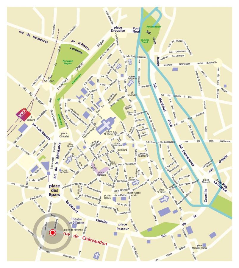 花园教堂住宿加早餐旅馆 沙特尔 外观 照片